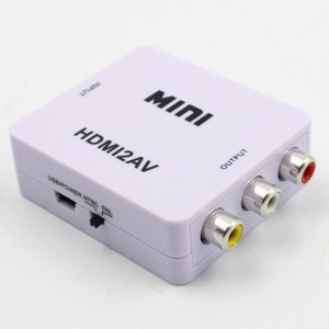 Adaptor convertor activ HDMI la RCA AV, CONVERTOR HDMI MAMA - RCA CVBS + AUDIO